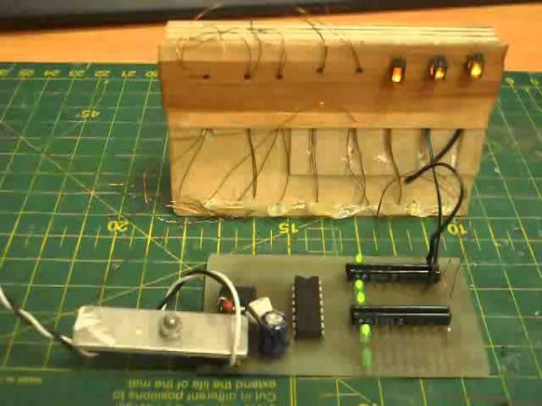 Имитация боевых фонарей для модели парусника (2)