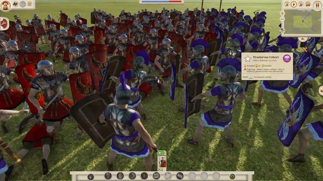 ROME TOTAL WAR REMASTERED: Legionary First Cohort VS Praetorian Cohort смотреть онлайн