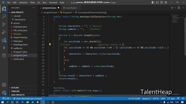 #1 Java Interview Question | separate the characters and symbols from the given input. смотреть онлайн