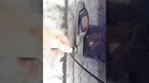 Замена личинки двери "Калина 1"