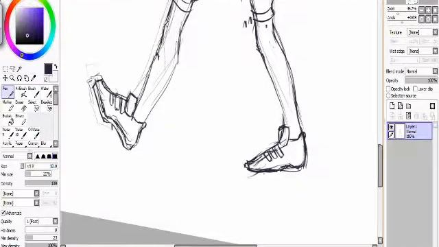 рисуем чиби эскиз в Paint Tool SAI смотреть онлайн