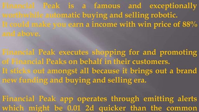 Financial Peak Review 2021 смотреть онлайн