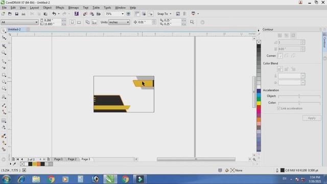 How To Make Visiting Card In Coreldraw 7 || Business Card Design || Coreldraw 7 में विजिटिंग कार्ड смотреть онлайн