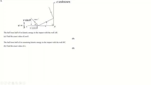 Further Mechanics 1 2021 Pearson Edexcel A level further maths смотреть онлайн