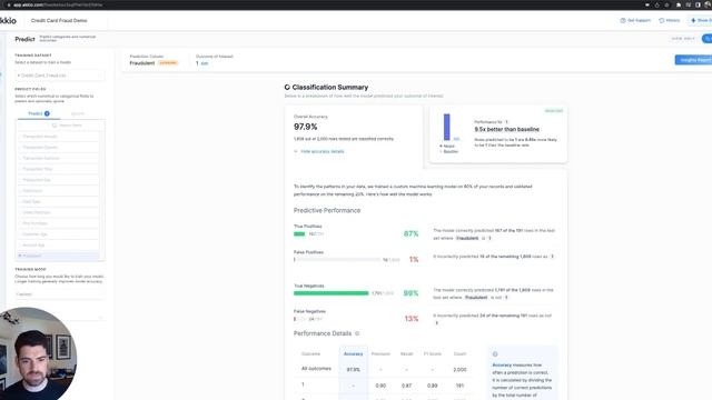 Predict Credit Card Fraud With Akkio смотреть онлайн