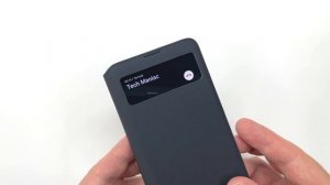 Samsung Galaxy A51 Incoming Call in S View Wallet Cover Flip Case (Android 11)