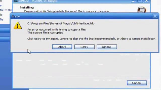 runes of magic installing problems смотреть онлайн