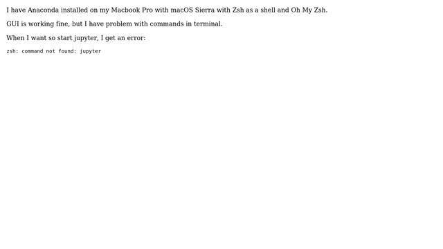 Unix & Linux: Anaconda python and Zsh issue on macOS Sierra смотреть онлайн