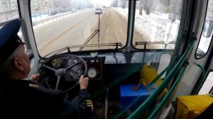 Новогодний ретро- троллейбус ЗИУ- 5Д 1964г. Чебоксары.