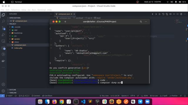 47. Project Folder and File Setup | PHP MYSQL Full Course смотреть онлайн