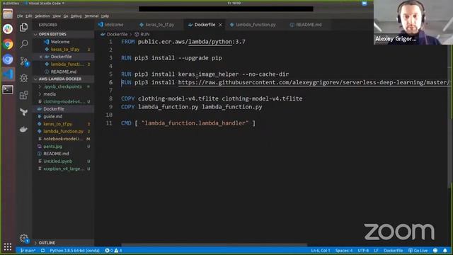 Serverless Deep Learning using TensorFlow-Lite and AWS Lambda смотреть онлайн