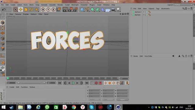 (ТУТОРИАЛ)КАК СДЕЛАТЬ ТЕКСТ С ОБВОДКОЙ В CINEMA4D смотреть онлайн