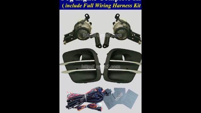 2016~2017 KIA RIO 5door Fog Light Complete Kit,Wiring Harness+One Button Switch смотреть онлайн