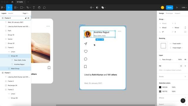Card UI design with Auto Layout | Figma tutorial 2022 in hindi #figma #autolayout #uidesign смотреть онлайн