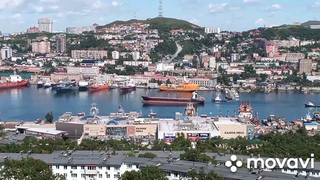 Сопка Бурачка, вид на Владивосток. смотреть онлайн