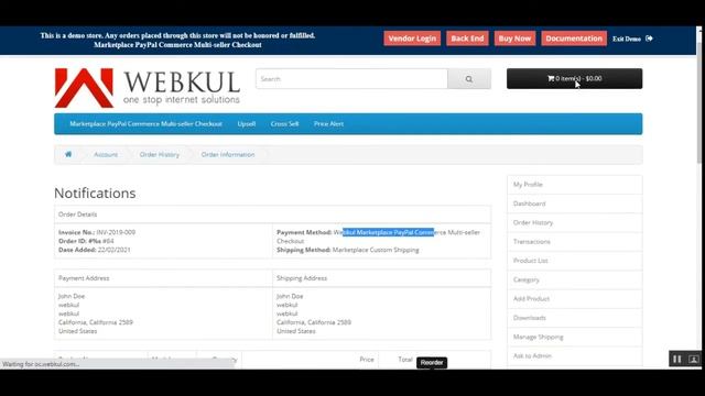 OpenCart Multi Vendor PayPal Commerce | Customer Workflow - Overview смотреть онлайн
