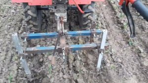 Самодельные ежи для прополки  (испытание)