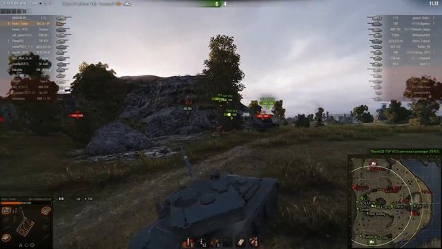 Bat.-Châtillon 25 t AP, Утёс, Стандартный бой смотреть онлайн