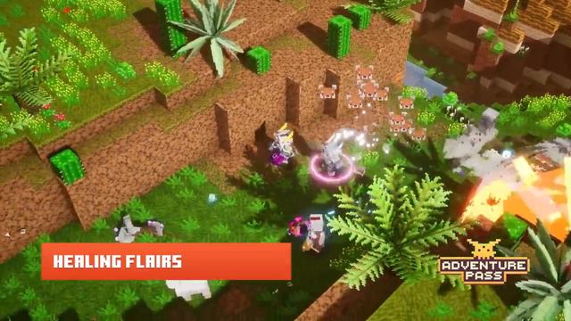 Minecraft Dungeons Fauna Faire – Adventure Pass Trailer смотреть онлайн