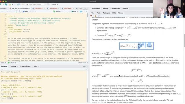 EM algorithm and bootstrap смотреть онлайн