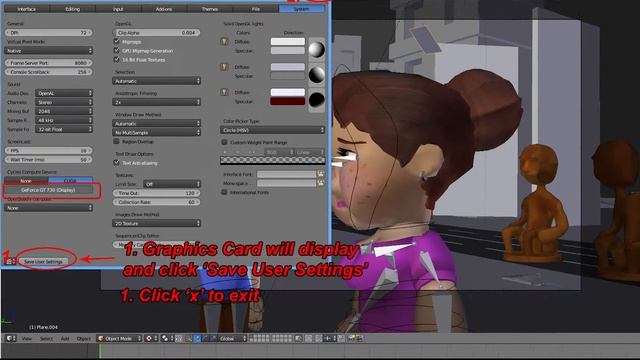 How to setup GPU compute render in Blender 2.79 смотреть онлайн