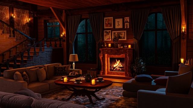 Cozy Room with Relaxing Rain Sounds for Sleeping - Deep Sleep, White Noise, Sleep Sounds, ASMR Slee смотреть онлайн