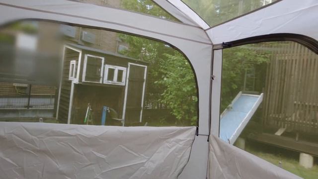 【新幕】まるで庭の離れのようなロッジ型テントを購入しました（Naturehike village 5.0 試し張り）（庭キャンプ） смотреть онлайн
