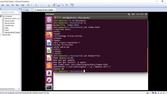 Hosting a static website with docker(nginx) in 3 minutes смотреть онлайн