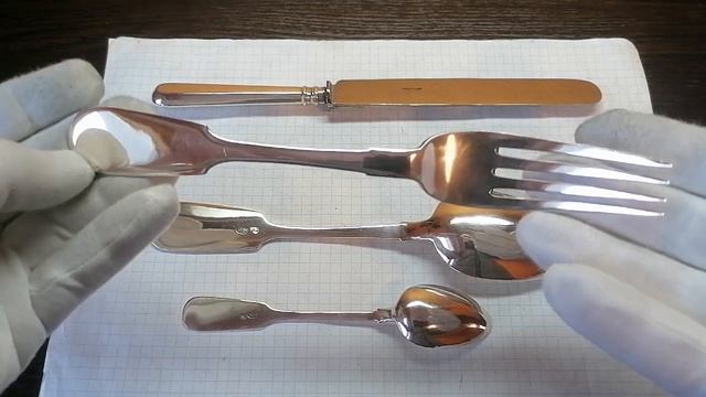 Царское серебро 84 проба, набор Эгоист. смотреть онлайн