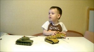 Танковый бой. Распаковка танков на р/у.  World of Tanks для детей