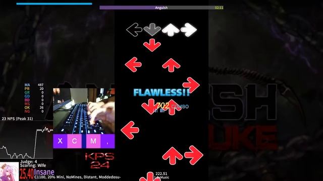 StepMania - Anguish (DJ Myosuke) - 97.98% WIFE 98.58% DP смотреть онлайн