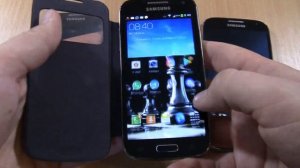SAMSUNG GALAXY S4 MINI LTE  IN S VIEW FLIP COVER CASE & 2 S4 Incoming Call at the same time