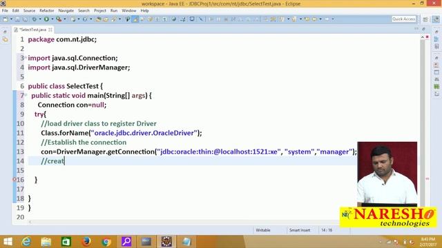Working with Oracle thin JDBC driver Part-2 | Advanced Java Tutorial | Mr. Nataraj смотреть онлайн