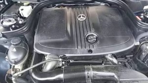 Mercedes-Benz W212 OM651 2.1 L twin-turbo Diesel Engine - Idle Sound & Reving - Engine Bay View