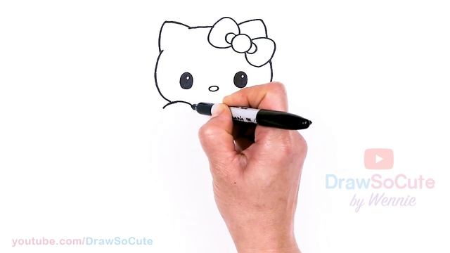 How to Draw Hello Kitty with Heart смотреть онлайн