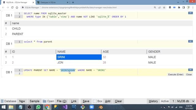 SQLite Tutorial Part 13 - UPDATE ROWS IN TABLE смотреть онлайн