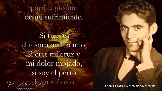 SONETO DE LA DULCE QUEJA  Federico García Lorca