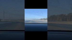 Дорога в Зеленогорск в феврале 2024