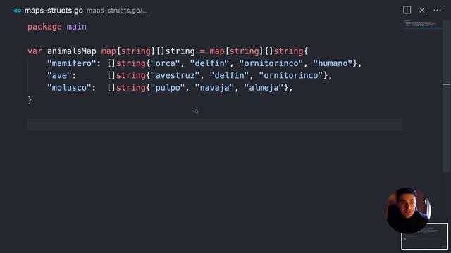 Maps y Structs en Go (Golang) ¿Cómo funcionan? | Curso de Go desde cero 6 смотреть онлайн