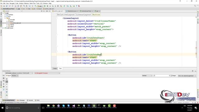 Android Studio Tutorial - Linear Timer смотреть онлайн