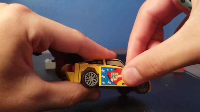 Lego Disney Cars Jeff Gorvette Set Review.   (set Number: 9481)