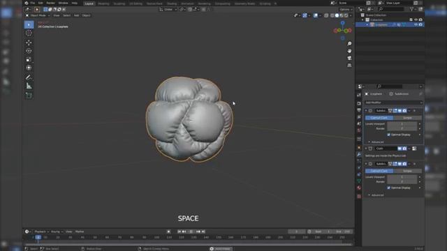 Sphere Inflation Effect - Blender 2.93 смотреть онлайн