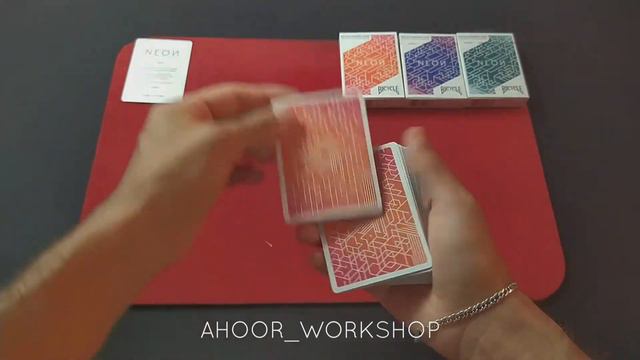 آنباکس پاسور کاردیستری نئونی توسط اهور bicycle neon playing cards unboxing by ahoor смотреть онлайн