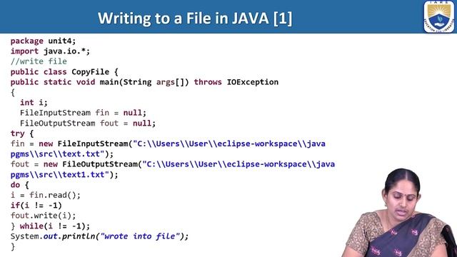 File Management Using File Class, Streams, Random Access file Operations by Ms. Anusha R смотреть онлайн