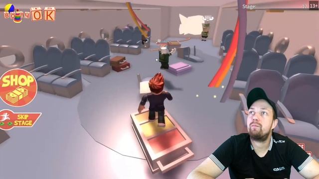 Выжил после КРУШЕНИЯ САМОЛЕТА?в Роблокс Funny games для детей ТОП Онлайн Прохождение игры Games смотреть онлайн