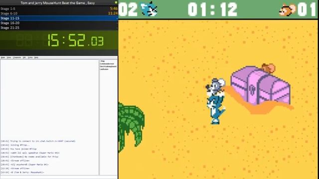 Tom and Jerry : Mouse Hunt (GBC) "Beat the game , Easy" Speedrun in 31:37.860 смотреть онлайн