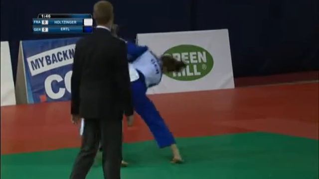 Дзюдо Открытий кубок Европы 2015 006 Holtzinger France vs Ertl Germany смотреть онлайн