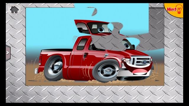 Trucks Jigsaw Puzzles: Kids Trucks Cartoon Puzzles - Best App For Kids