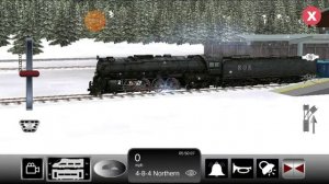 Полярный экспресс в игре Train sim.