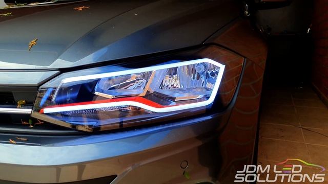 Faróis Volkswagen Polo + Padrão LED GTS + Pintura Customizada смотреть онлайн